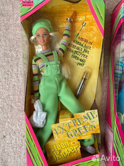 Барби Skipper Extreme Green & Barbie Movin Groovin