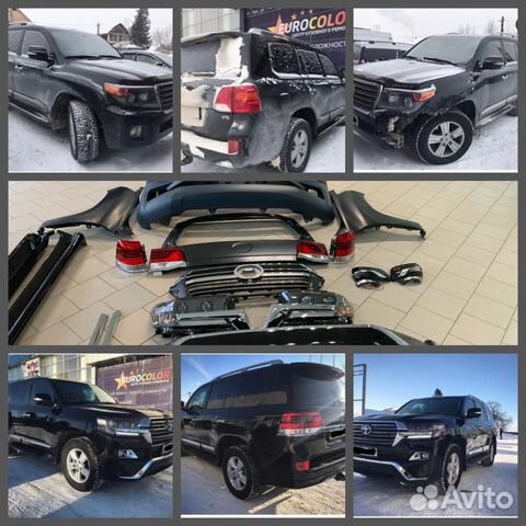 Переделка в рестайлинг Тойота ленд крузер 200