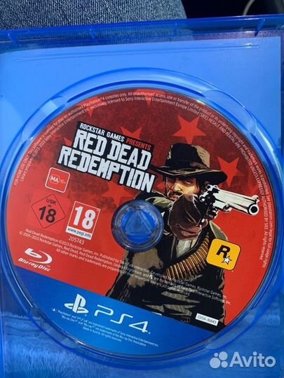 Диск PS4 Red dead redemption 1