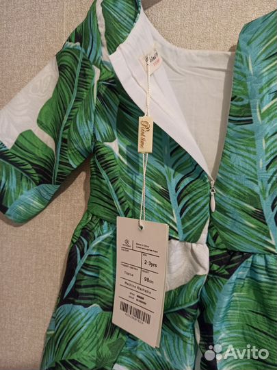 Платье для девочки, рост до 98см