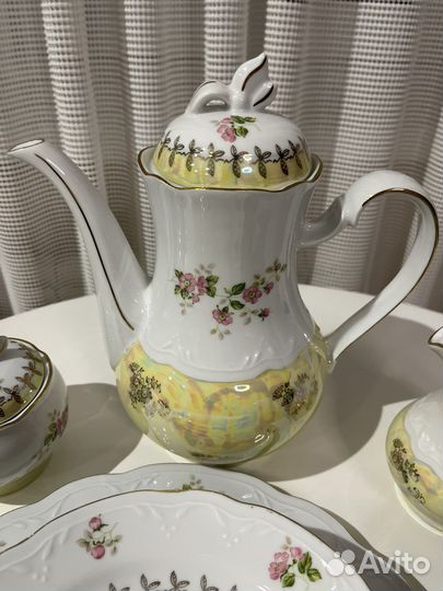 Сервиз роза гдр