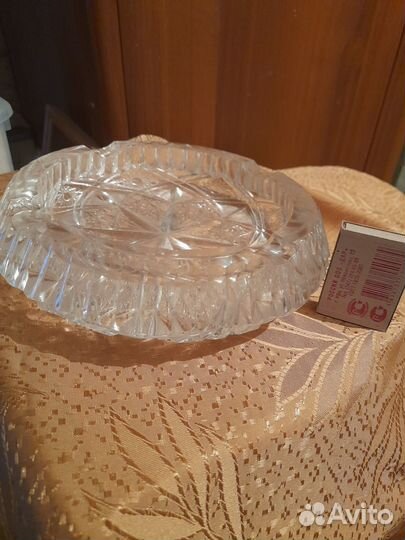 Пепельница хрустальная СССР