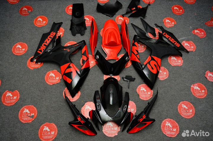 Suzuki gsxr 600 750 k6k7 2006 2007 пластик