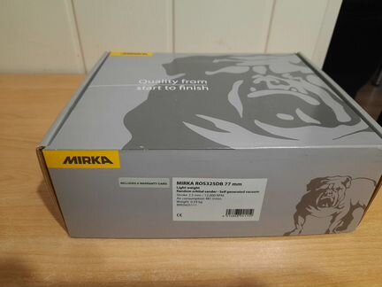 Пневматическая шлифмашина mirka ROS 325 DB