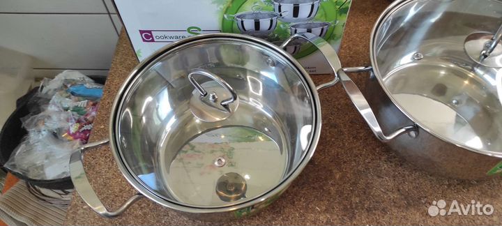 Кастрюля набор простые+индукционные плиты