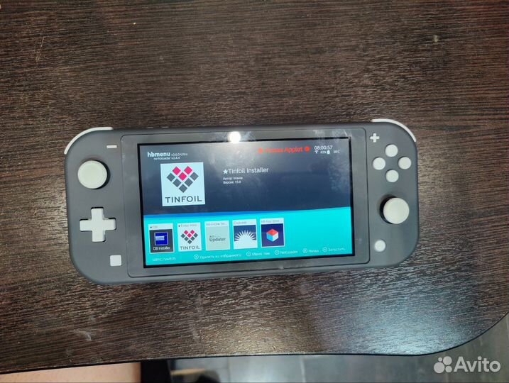 Nintendo switch lite прошитый 256гб + чехол