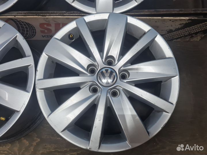 5х112 R16 оригинальные литые диски на VW Skoda