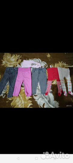 Вещи пакетом на девочку 68-74