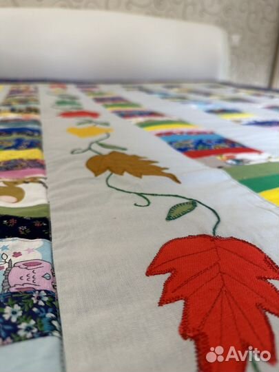 Одеяло плед покрывало пэчворк