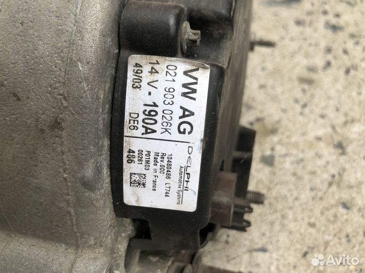 Генератор Porsche Cayenne 3.2 Volkswagen Audi