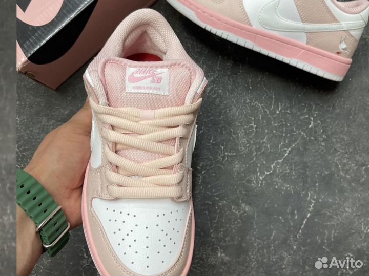 Nike Sb Dunk Low Pink Pigeon (розовые данки)