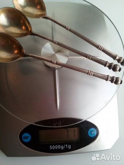 Ложки чайные серебро 84 пробы