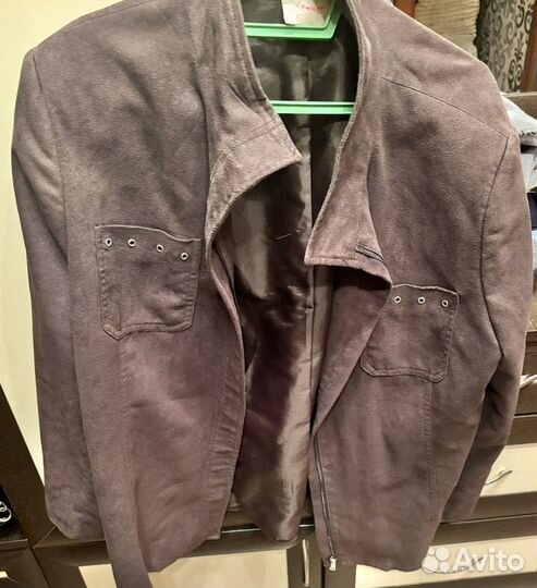 Пиджак замша