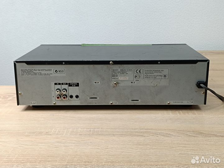 Деко Sony TC-WE475 магнитофон+касссеты 55шт