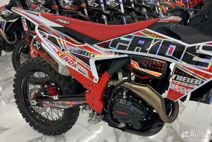 Кроссовый мотоцикл faidet CB300F MAX Б/У Красный