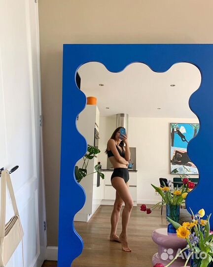 Зеркало на заказ Волна Curvy mirror Ultrafragola