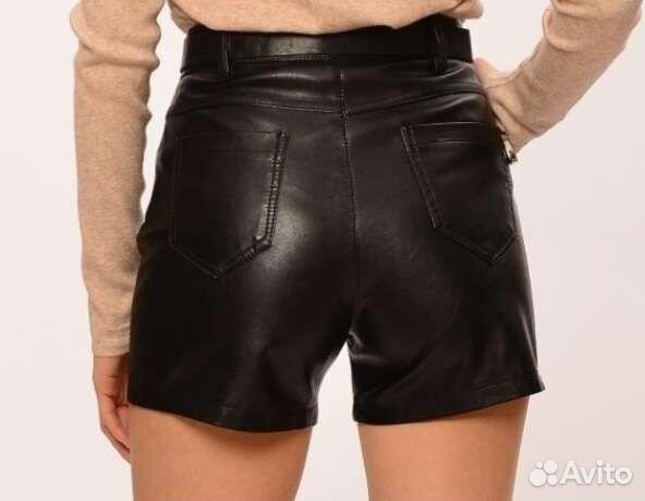 Шорты из экокожи новые