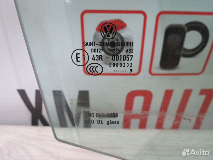 Стекло двери заднее правое Volkswagen Tiguan