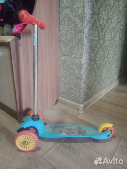 Самокат детский трехколесный бу