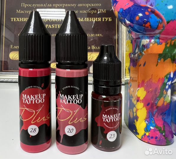 Пигменты для перманентного макияжа, татуажа