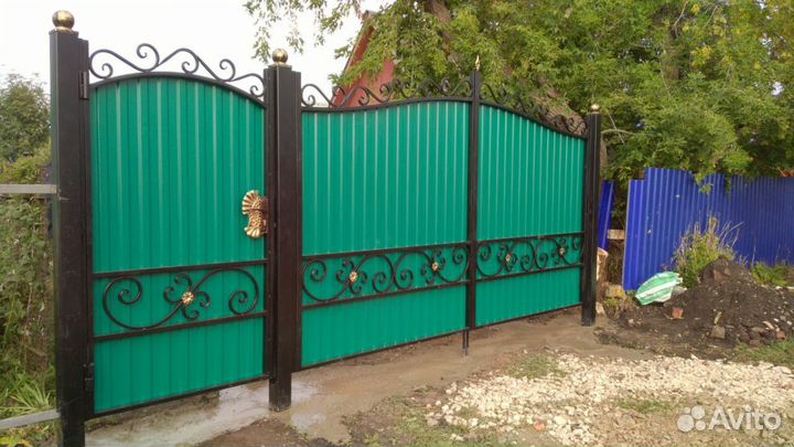 Ворота кованые