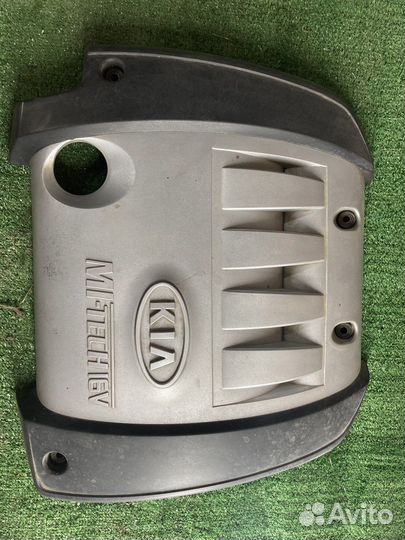 Декоративная крышка двигателя kia spectra