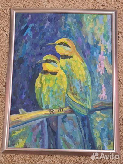 Картина гуашью