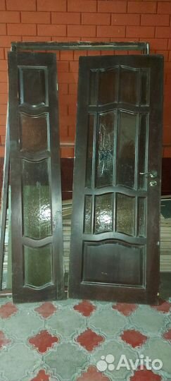 Дверь входная деревянная бу