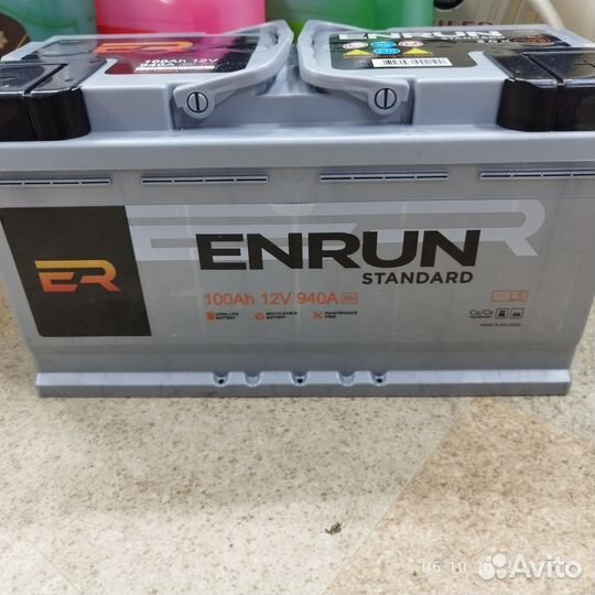 Аккумулятор 100 ah 940a Enrun