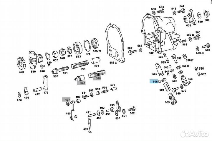 Фланец шарнир на Mercedes Benz Мерседес