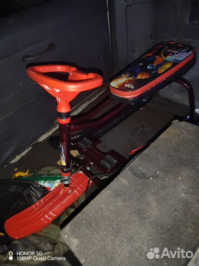 Детский снегокат бу