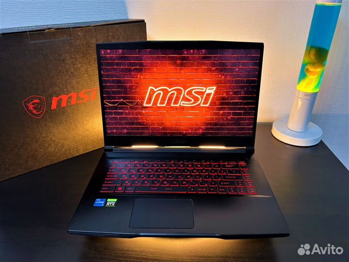 Игровой Ноутбук MSI RTX 3050 Ti/I5/8/512