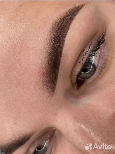 Пудровые бровки/перманент/перманентный макияж