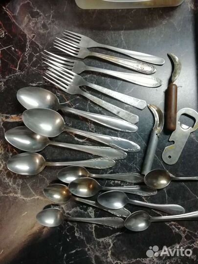 Ножи,ложки, вилки нержавейка СССР