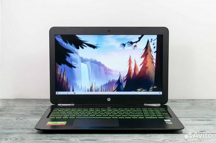 HP 15.6 i5-8300H 4ядра 8пот GTX1050 8Gb 1Tb