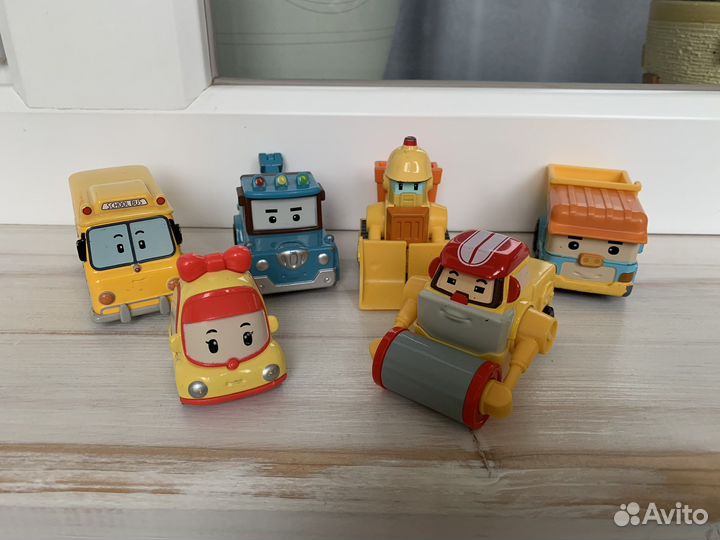 Робокар поли машинки металлические