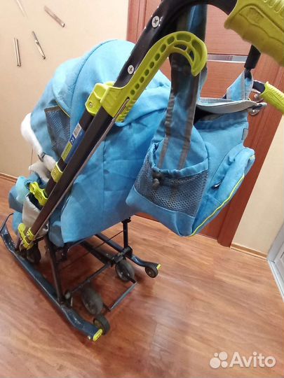 Санки коляска nika kids