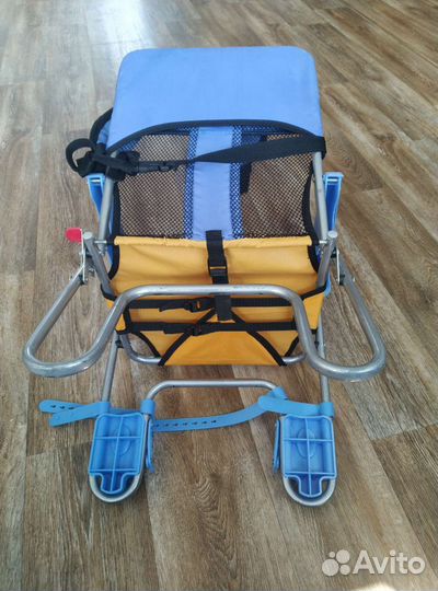 Детское велокресло на задний багажник
