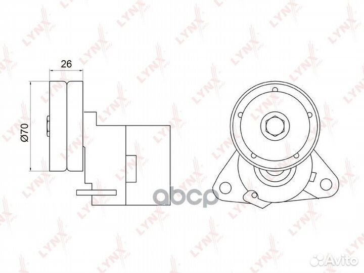 Натяжитель ремня навесного оборудования PT3031