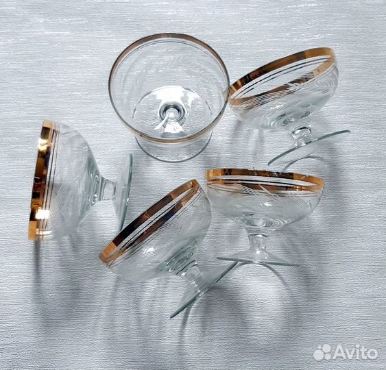 Креманки для мороженного, из тонкого хрусталя