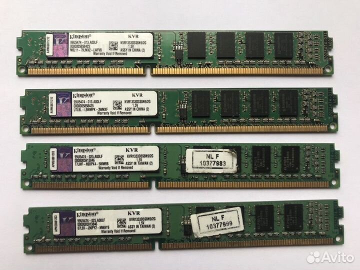 Kingston ddr3 4*2gb