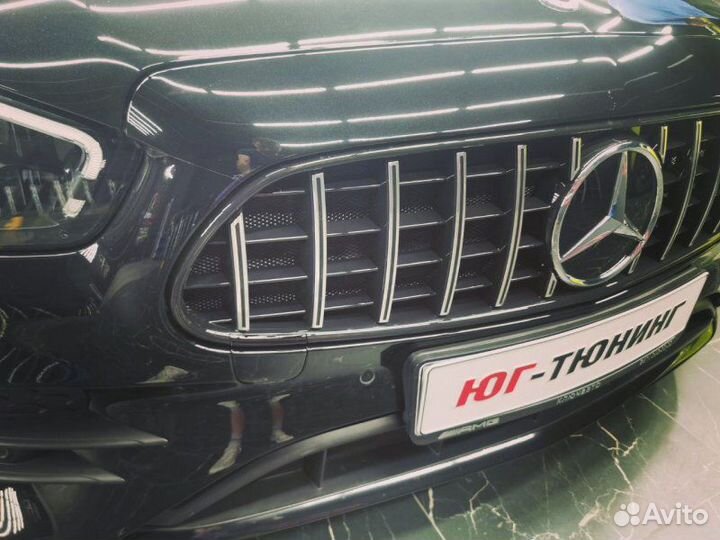 Решётка радиатора E-class w213 рест. GT style