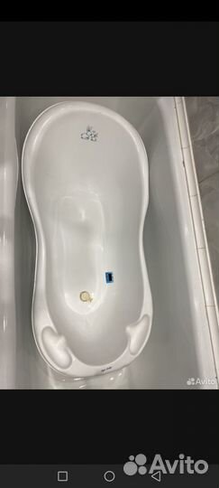 Ванночка для купания с термометром