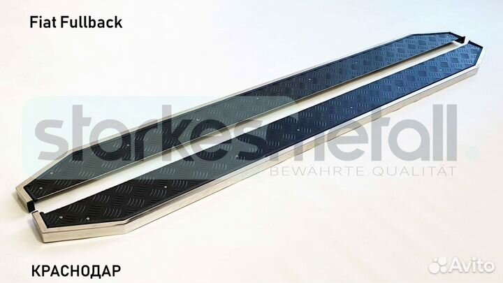 Пороги подножки Fiat Fullback TOR