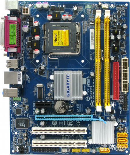 Материнская плата gigabyte GA-945GCM-S2L LGA775 DD