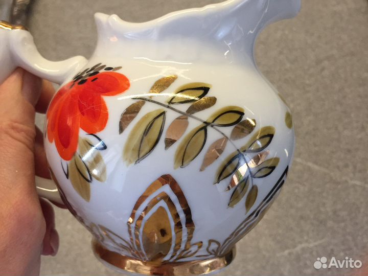 Молочник сливочник Дулево СССР винтаж