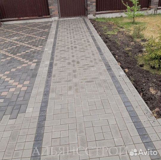 Тротуарная плитка любых форматов