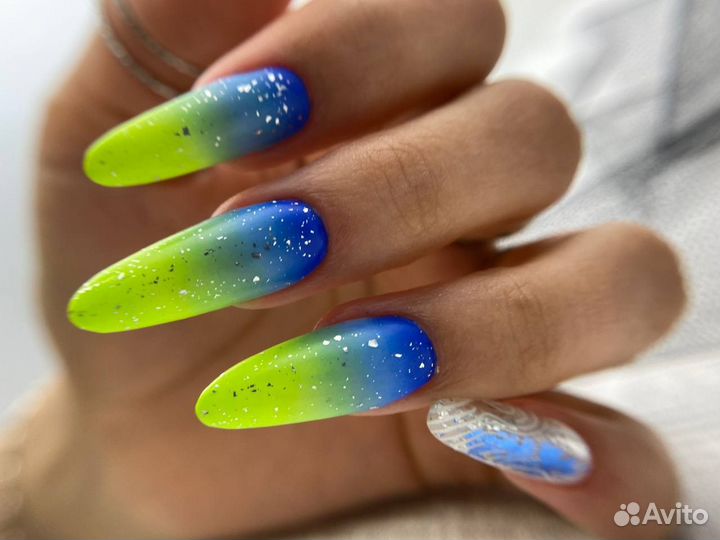 Маникюр,наращивание ногтей,крейзи дизайн