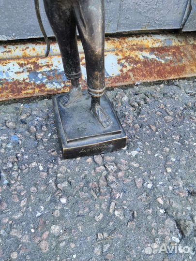 Стражник воин солдат бронза камбоджа 50см