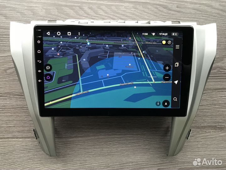 Магнитола Toyota Camry с круговым обзором 360